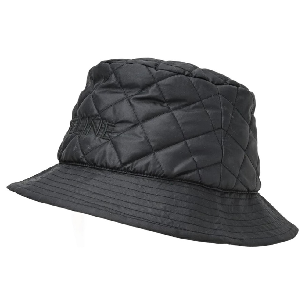 Celine Black Quilted Bucket Hat with COA - Picture 3 of 9